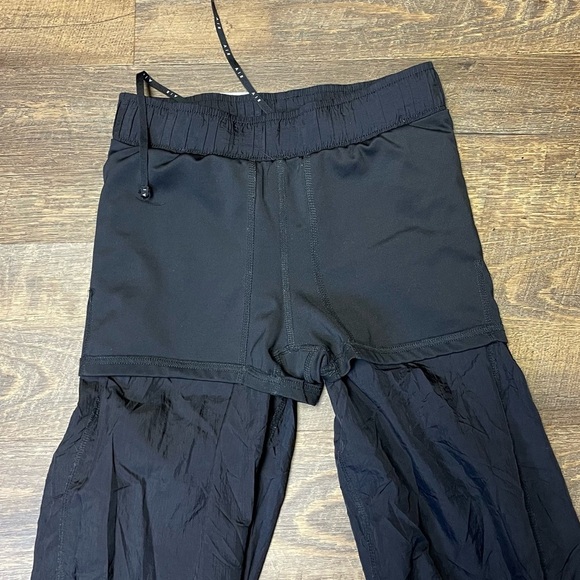 Nike Air Volt 2-in-1 Woven Running Pants Womens Small Black Athletic Soccer Gym - Picture 14 of 15